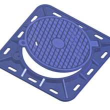 NẮP HỐ GA ÂM 850X850 TẢI TRỌNG 40T